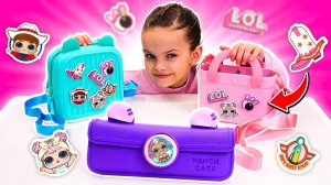 Сумка как у мамы L.O.L. Surprise! Идем на прогулку с новым рюкзаком! Игрушки для девочек от ЛОЛ