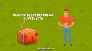 🎈Развлечёба. Что будет, если...перестать пить воду.