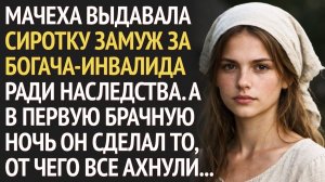 Мачеха СВАТАЛА меня ЗАМУЖ за БОГАЧА-ИНВАЛИДА ради наследства. Но в первую брачную ночь, он сказал