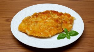Ромштекс (шницель) из куриной грудки в сырной панировке