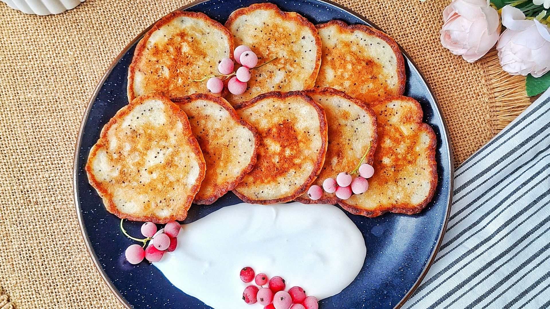 МОЛОЧНУЮ КАШУ варите с запасом! Самые быстрые и вкусные ОЛАДЬИ с маком и яблоком!