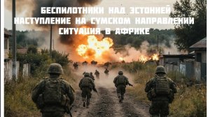 Новости СВО Сегодня- Беспилотники над Эстонией Наступление на Сумском направлении Ситуация в Африке