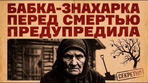 Бабка-знахарка перед смертью «Не копайте яму под старой яблоней» [РАССКАЗ / ДЕТЕКТИВ]
