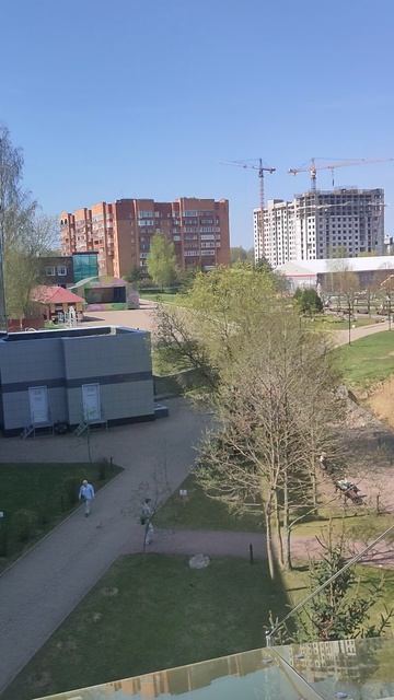 Прекрасный вид с места моей работы / Достопримечательности города Дубна / ТЦ "Маяк".