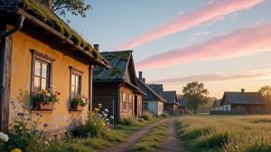 Раннее утро в деревне
