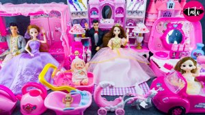 Играем в игрушки из мультика принцесса кукла Барби. Мультфильм для детей. ASMR АСМР