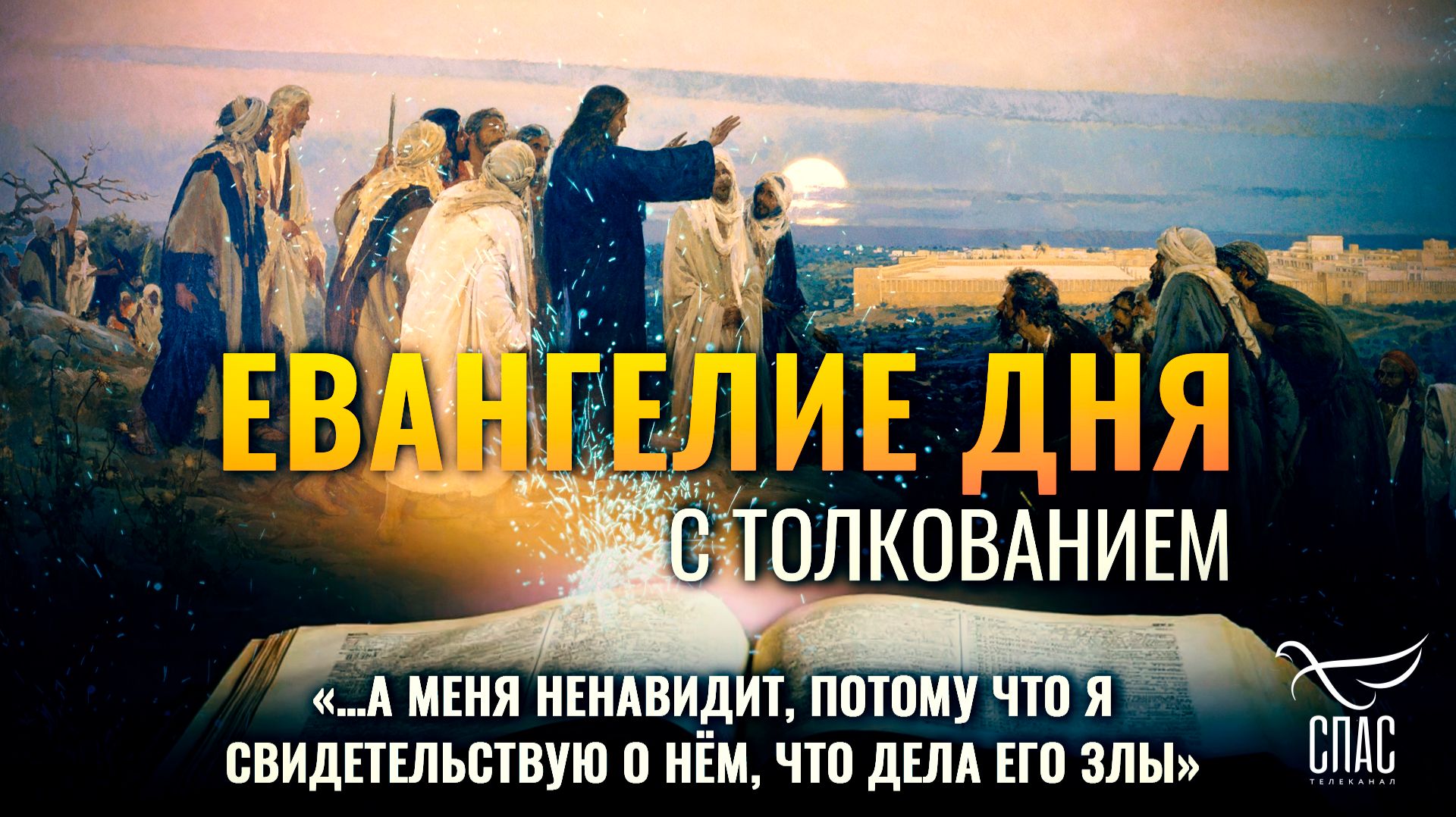 «…а Меня ненавидит, потому что Я свидетельствую о нём, что дела его злы» / Евангелие дня