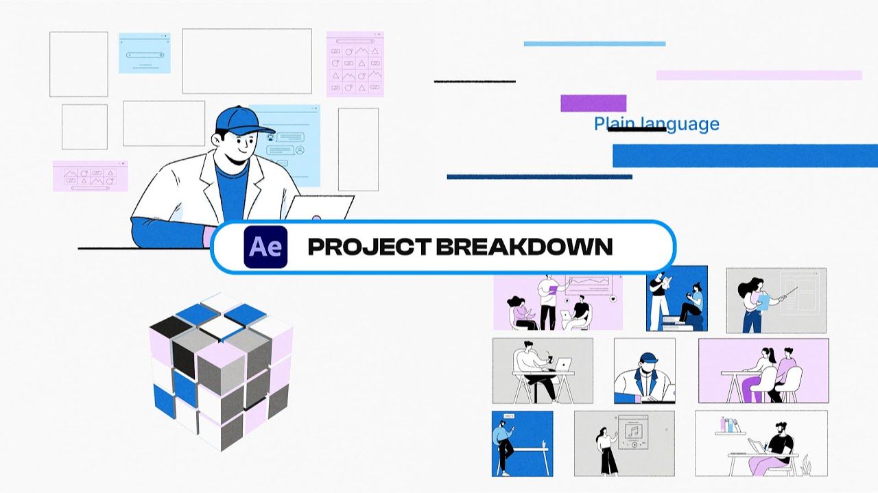 After Effects Project breakdown - Guidely Launch Video