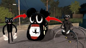 План монстра-кота-мутанта превращаться в разные формы Garry's Mod