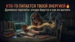 КТО-ТО ПИТАЕТСЯ ТВОЕЙ ЭНЕРГИЕЙ 🔥 Духовные паразиты: откуда берутся и как их выгнать