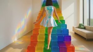 Какой лестницей вы бы воспользовались первой? 🪜✨ Расслабляющее и приятное визуальное ASMR-видео🌙