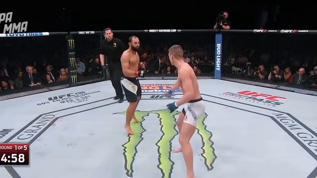 Так Вырубает в UFC Только Мастер Карате - Стивен Томпсон