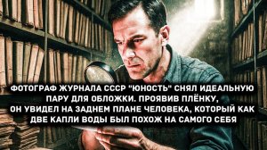 Фотограф журнала снял пару для обложки. Позже, он увидел на заднем плане [АУДИОКНИГА/ДЕТЕКТИВ]