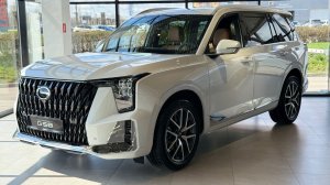 GAC GS8 FL Dragon в комплектации GT белый салон коричневый