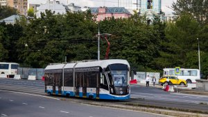 Первая поездка на трамвае 71-931М «Витязь-М» с бортовым номером 31390 по маршруту «А» - 30.11.2025