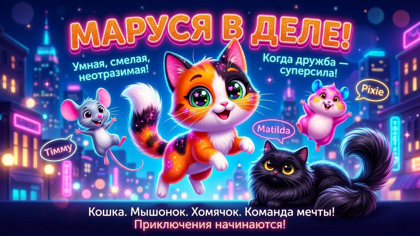 Серия 29 «Супермаркет  Хаос Маруси» Cгенерировано с помощью GROK