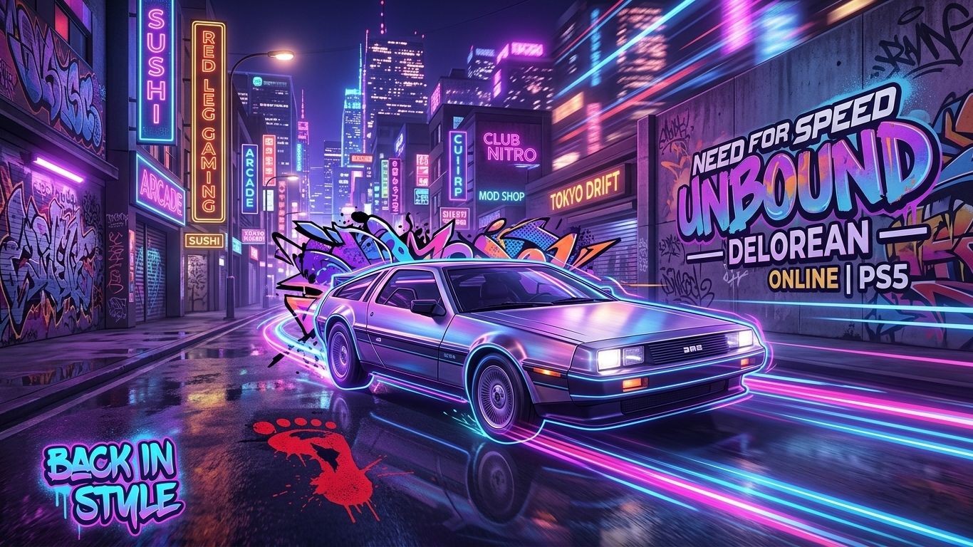 Need for Speed Unbound — Легендарный DeLorean | Онлайн | PS5