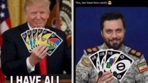‼️🇺🇸😂 Трамп снова опозорился в сети

▪️Американский президент выложил фотографию с UNO, подписав,