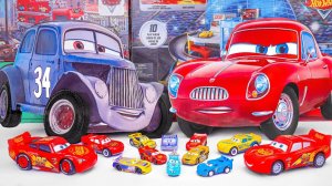 Обзор распаковки Disney Pixar Cars | Молния Маккуин, Тоу Мэтр, Док Хадсон, Салли Каррера, Круз