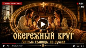 Личные границы по-русски: как создать свой «Обережный круг»? #традиции #психология