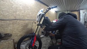 Замена Колец на Пит баике мотах 125