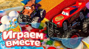 Игрушки из мультика ТАЧКИ 3! ИГРАЕМ В ПОЛНУЮ КОЛЕКЦИЮ ИЗ МУЛЬТФИЛЬМА ! №2