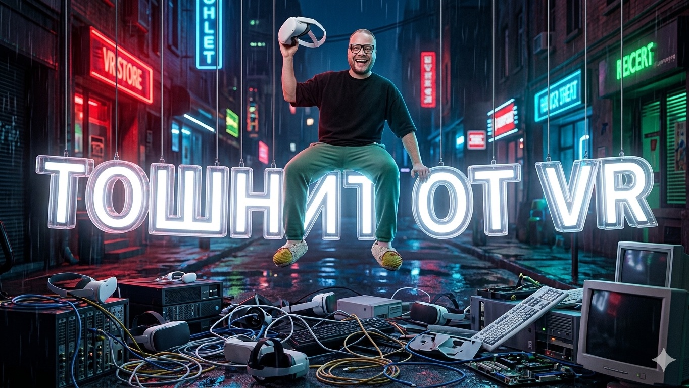 Почему людей тошнит от VR шлемов уже через 20 минут?