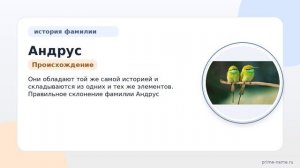 История и происхождение фамилии Андрус: узнайте значение и правильное склонение