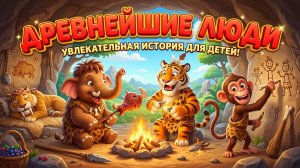 Древнейшие люди – Мультфильм для детей | Познавательные и весёлые приключения первобытных людей