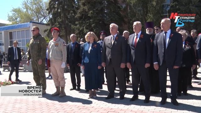 В Светлоярском районе открыли стелу «Рубеж Сталинградской доблести»