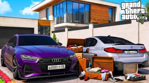 ПУТЬ БОМЖА В GTA 5 - ПЕРЕЕЗД В НОВЫЙ ДОМ! ЗАРАБОТАЛ МНОГО ДЕНЕГ В КАЗИКЕ! - GTA 5 RP Россия 🌊ВОТЕР