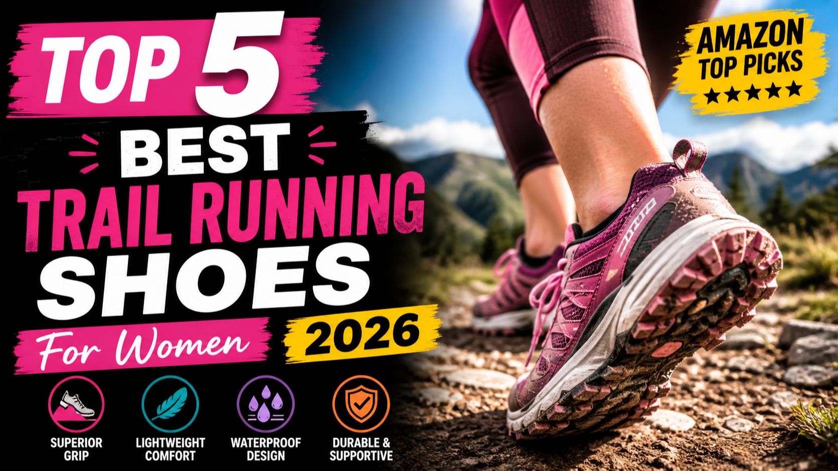 TOP 5 Best Trail Running Shoes For Women 2025 смотреть онлайн