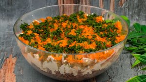 Вкусный САЛАТ с куриной печенью. Попробовала и 100% буду готовить ещё! Простой салат🥗