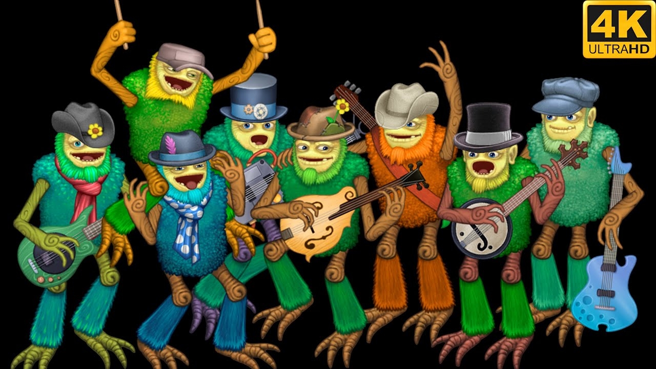 Остров Сахабуша, но только Сахасемья - My Singing Monsters (Мои Поющие Монстры, Msm, Мсм)