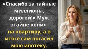 Муж прятал деньги на квартиру | Истории из жизни