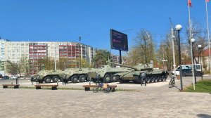 Экспозиция военной техники в городе Раменском (01.05.26)