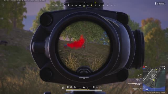 ТОП 1 Соло.  AWM , скучный бой. PUBG BATTLEGROUNDS