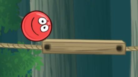 Красный шарик. Red Ball. Красный шар. Опасный подвесной мост через болото. Для детей. ч 6