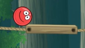 Красный шарик. Red Ball. Красный шар. Опасный подвесной мост через болото. Для детей. ч 6