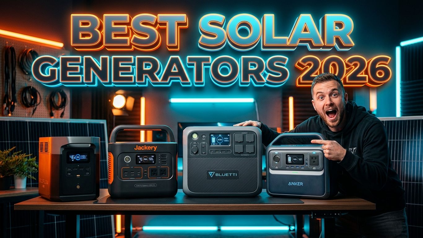 Best Solar Generators 2026 ☀️ Top Portable Power Stations for Home, Camping _ Emergencies! смотреть онлайн