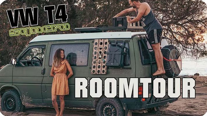 ROOMTOUR VW T4 Syncro I Кемпервэн I Ванлайф 🚐 I Своими руками Внедорожный