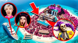МОЙ ДРОН СНЯЛ HUNTRIX НА НЕОБИТАЕМОМ ОСТРОВЕ!