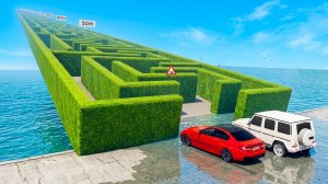 НОВОЕ ШОУ! БЕГУЩИЙ В ЛАБИРИНТЕ в BEAMNG DRIVE! КТО БЫСТРЕЕ ВЫБЕРЕТСЯ ИЗ ЛАБИРИНТА в BeamNG.Drive