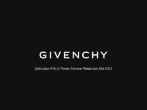Показ женской коллекции Givenchy весна-лето 2012