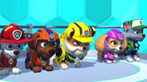Щенячий патруль.  Paw Patrol. Щенки ищут  под водой чипы от управления мостом. Для детей. ч 7