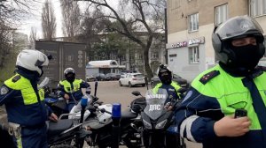Воронеж🔥За 5 сек разогнал кучу нарушителей в форме ДПС и ДП🔥