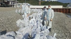 В Туапсе вывезли 17 тысяч кубометров мазута и грязного грунта