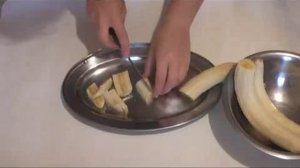 Творожные рогалики с бананами