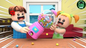 Мультфильм анимация. Роблокс Брукхейвен. Машинка для игры в жвачку моя #роблокс