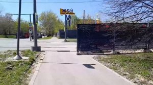Место будущего портала ССВ в депо Бирюлёво